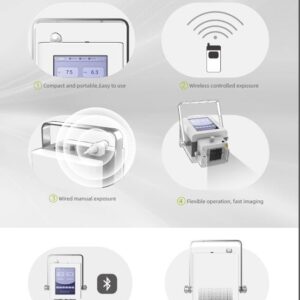 Canis 5C High Frequency Digital Portable Veterinary X-ray Machine for Mobile Radiography in Veterinary Medicine