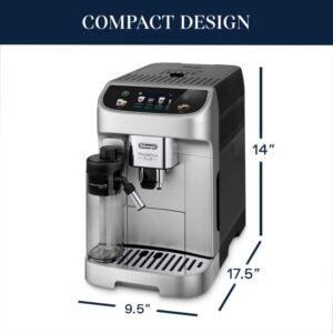 De'Longhi Magnifica Plus Fully Automatic Espresso Machine with Automatic Milk Frother for 18+ One Touch Recipes, Built-in Grinder, ECAM32070SB