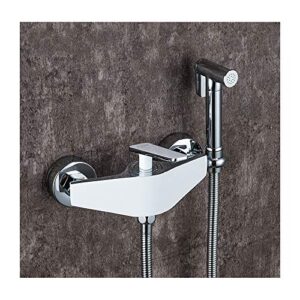 minjing bidet faucets, wall mounted bathroom shower tap bidet toilet sprayer bidet toilet washer mixer faucet