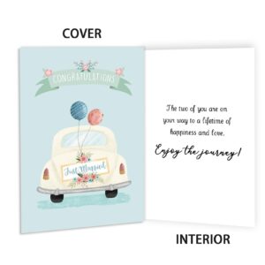 Wedding Card,Engagement Congratulation Card,Bridal Shower Card,Wedding Day Congrats Gift,Funny Wedding Card for Couple,Wedding Congratulations Card