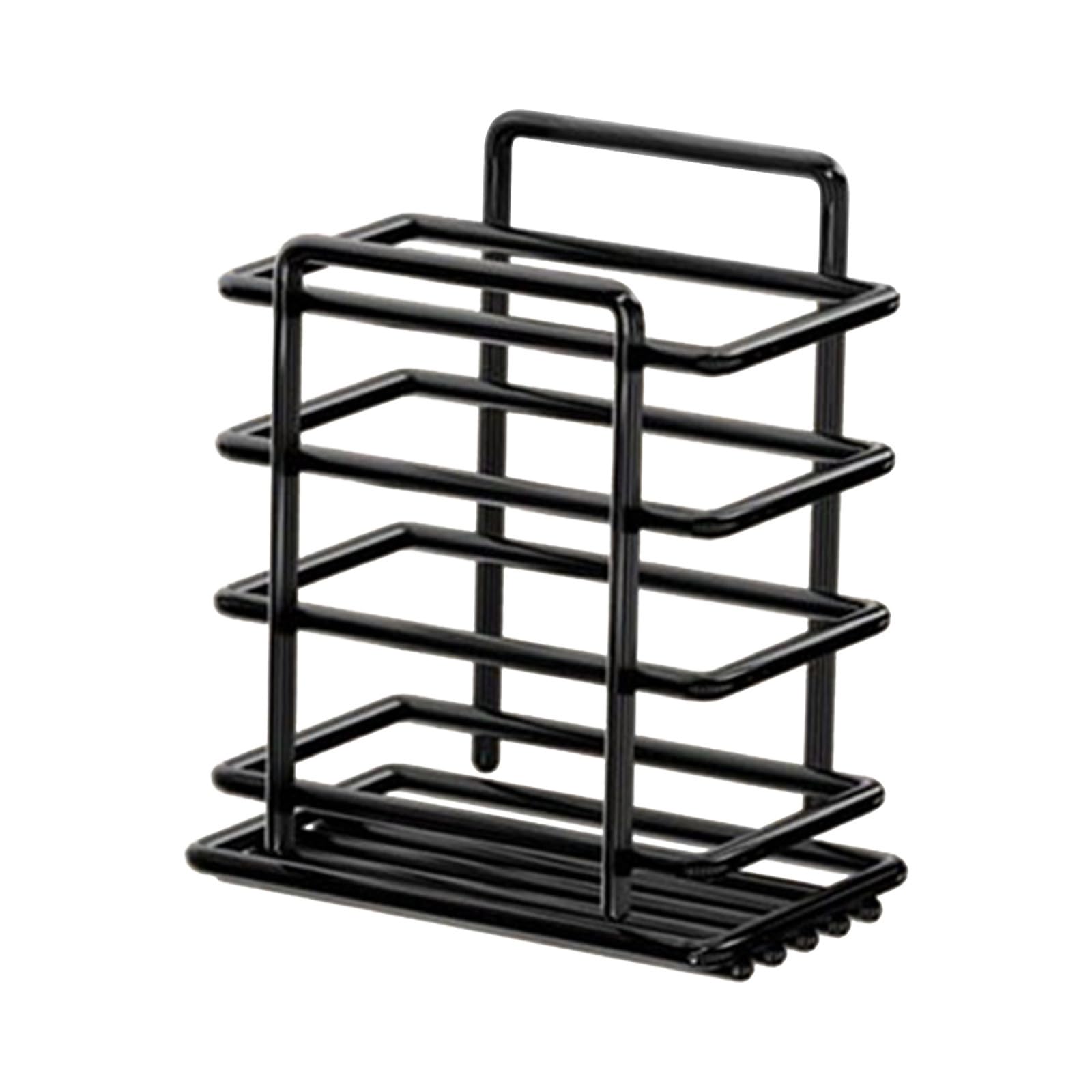 1 Pack Shower Caddy Shelves Organizer Rack Adhesive Shower Caddy Bathroom Shelf Black Wall Mounted Corner Shower Caddy Basket Storage Bath Shelf Organizer Self Adhesive Sticker