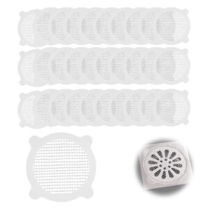 shower drain hair catcher mesh stickers, drain hole hair collector shower drain covers, hair drain stickers filter patches floor drain stickers for bathroom, bathtub, kitchen sink (30, style b)