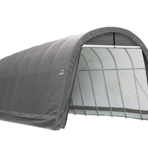 ShelterLogic Roundtop 14x32x12 ft. Instant Garage - All-Season Fabric-Covered Shelter for RVs, Trucks, Boats, Cars