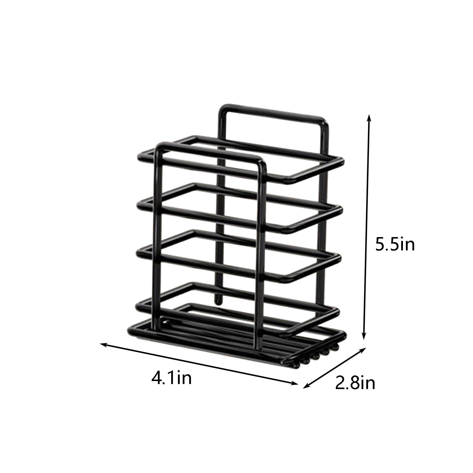 1 Pack Shower Caddy Shelves Organizer Rack Adhesive Shower Caddy Bathroom Shelf Black Wall Mounted Corner Shower Caddy Basket Storage Bath Shelf Organizer Self Adhesive Sticker