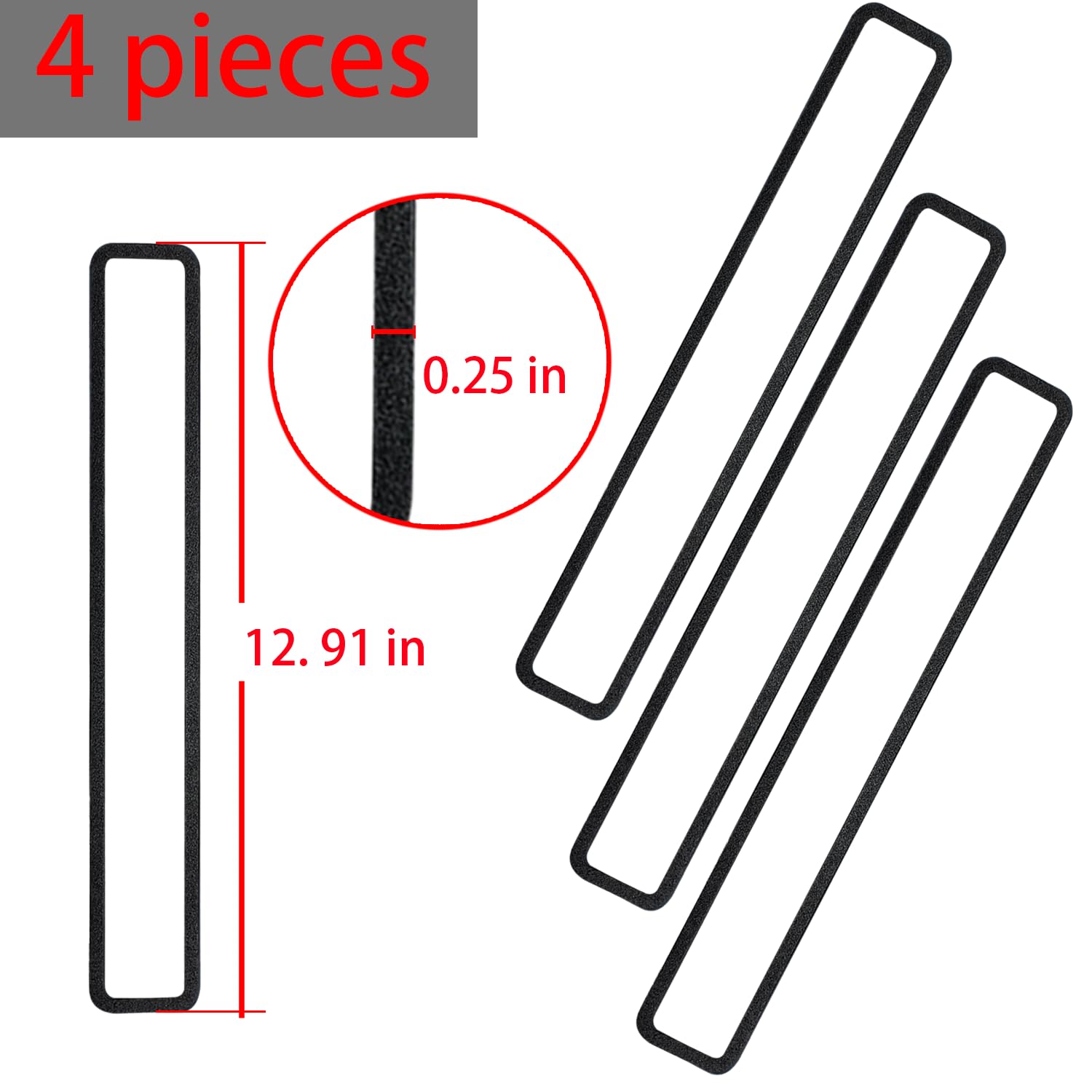 ziHenryDa 4 Pack Foam Replacement Gaskets compatible with FoodSaver FM2100 Vacuum Sealer Machine,Replacement Gaskets Applies to FoodSaver FM2000, FM2100, GM2050, GM2150 Series Vacuum Sealers