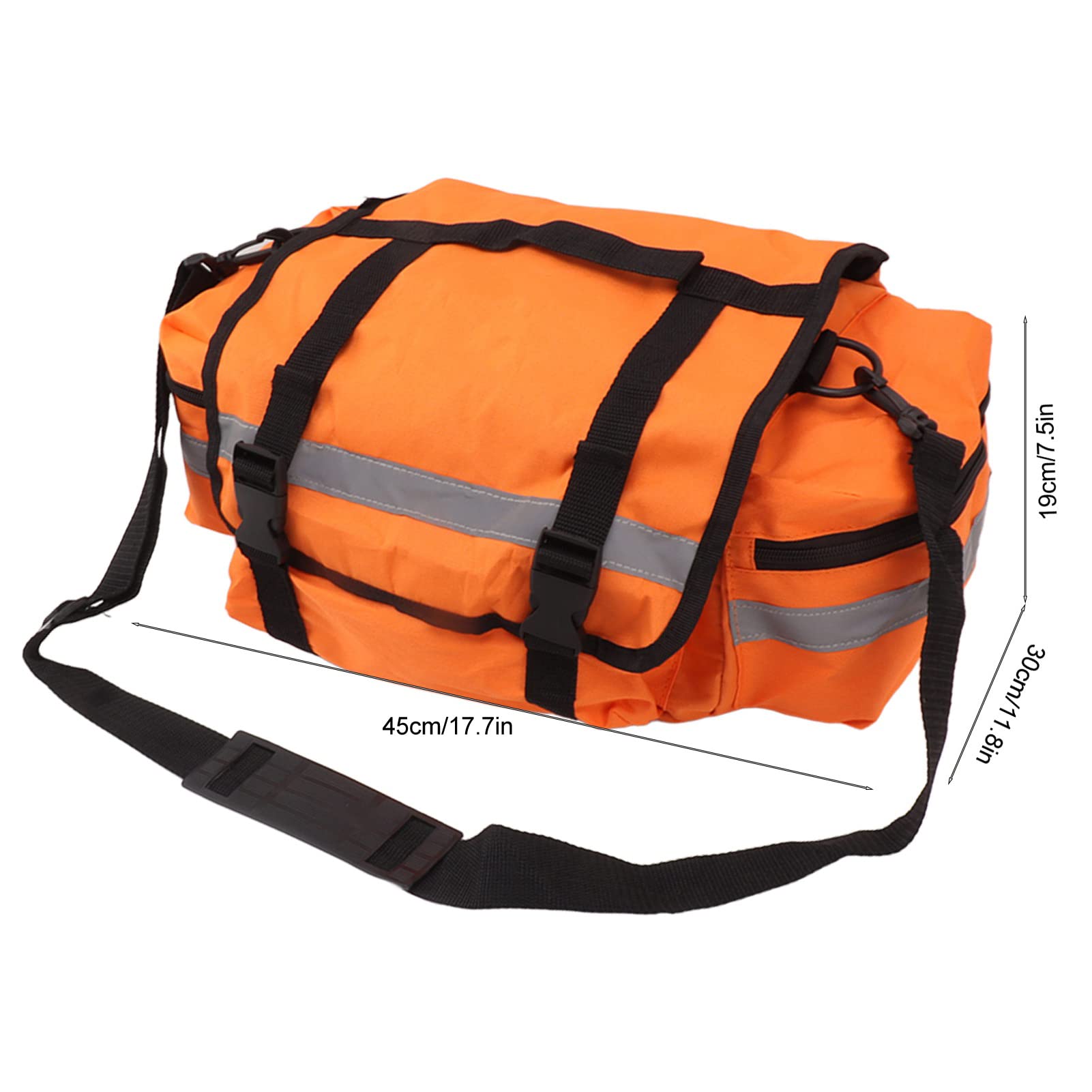 ANGGREK Emergency Empty Bag, Polyester Material Emergency Supplies Bag Large Capacity for Home