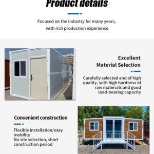 Permanent Housing House, Flexible Living Solutions House, Smart Living House, 20ft 30ft 40ft for Youth Camps, Community Centers, Nature Trails, Farm Stays, Portable Libraries