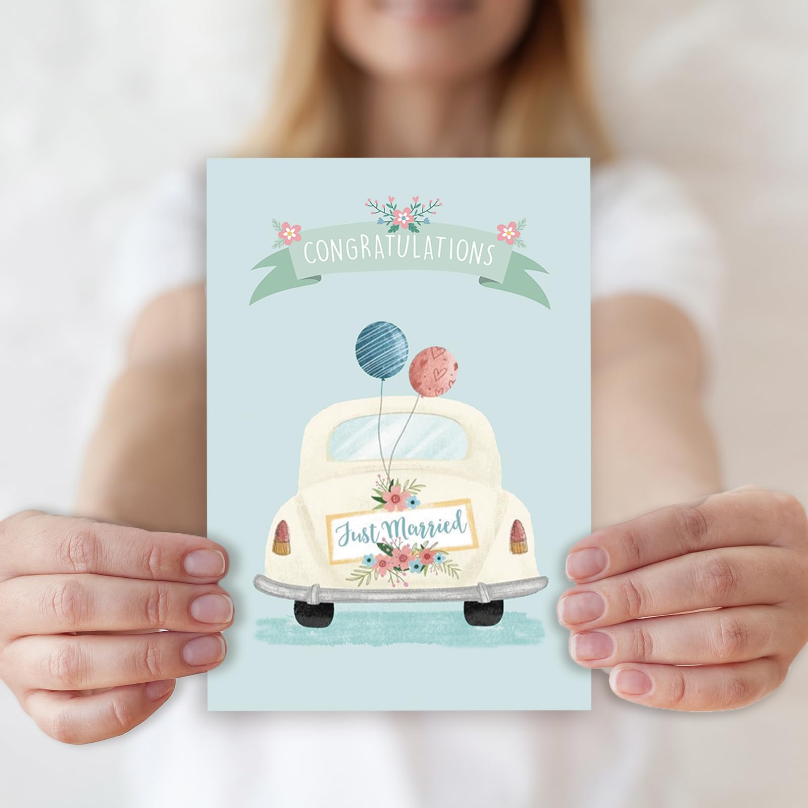 Wedding Card,Engagement Congratulation Card,Bridal Shower Card,Wedding Day Congrats Gift,Funny Wedding Card for Couple,Wedding Congratulations Card