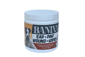 banixx ear, paw, wound pet wipes