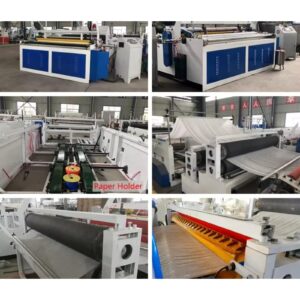 Small Toilet Tissue Paper Making Machine Automatic Paper Production Line Toilet Paper Roll Making Machine