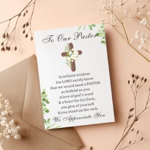 Pastor Appreciation Cards Pastor Appreciation Gifts Pastor Anniversary Cards Wedding Gifts Pastor Card Ministry Appreciation Cards Christian Gift Cards Gifts Thank You Gifts for Pastor Christmas Gifts