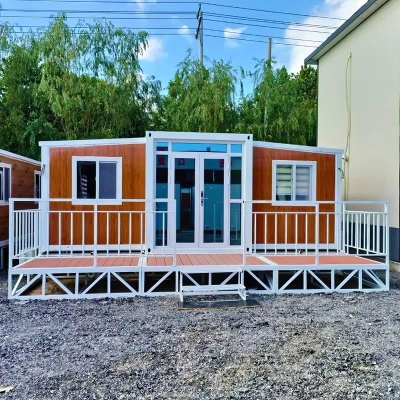 Micro Prefab House, Tiny Prefabricated Home, Compact Modular House, Small Prefab Cabin, 20ft 30ft 40ft for Campsite Cabins, Remote Workspaces, Festival Housing, Agricultural Housing