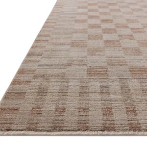 Loloi Amber Lewis Cali Collection CIL-06 Brick/Natural 6'-7" x 9'-2" Area Rug