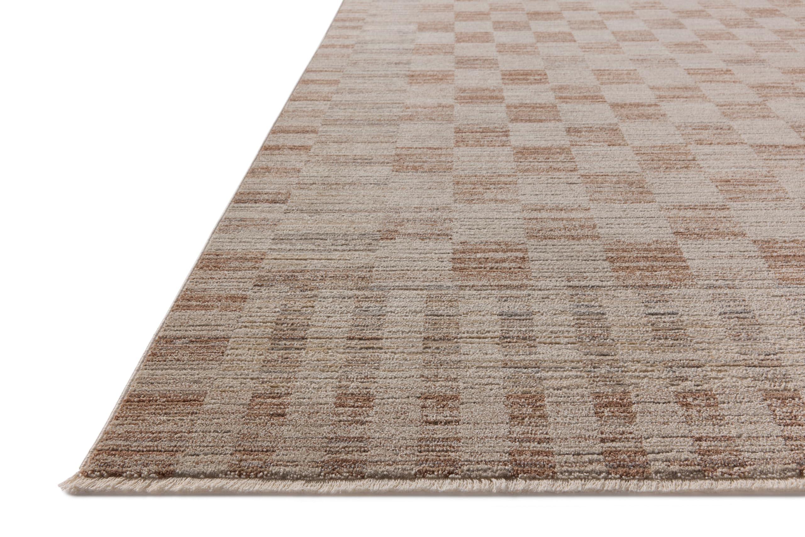 Loloi Amber Lewis Cali Collection CIL-06 Brick/Natural 6'-7" x 9'-2" Area Rug