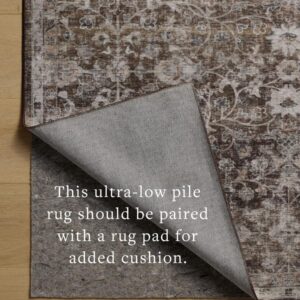 Loloi Amber Lewis Josie Collection JOS-02 Earth/Natural 7'-6" x 9'-6" Area Rug