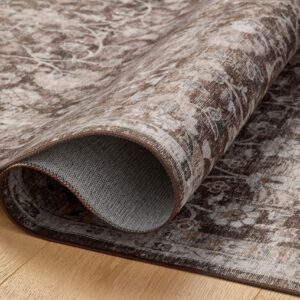 Loloi Amber Lewis Josie Collection JOS-02 Earth/Natural 7'-6" x 9'-6" Area Rug