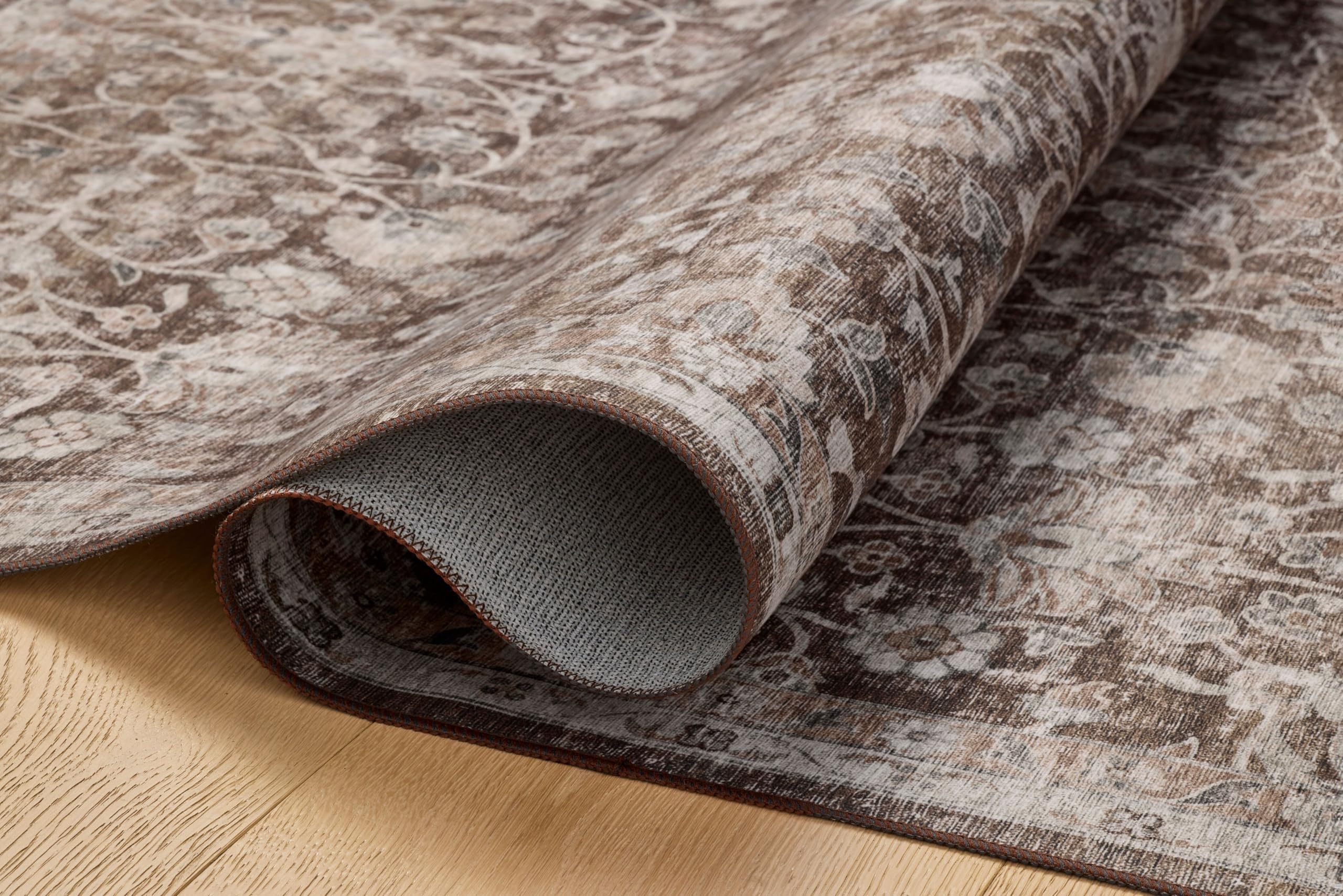 Loloi Amber Lewis Josie Collection JOS-02 Earth/Natural 7'-6" x 9'-6" Area Rug