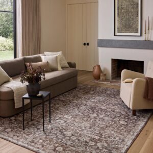 Loloi Amber Lewis Josie Collection JOS-02 Earth/Natural 7'-6" x 9'-6" Area Rug