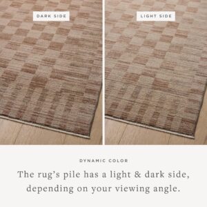 Loloi Amber Lewis Cali Collection CIL-06 Brick/Natural 6'-7" x 9'-2" Area Rug