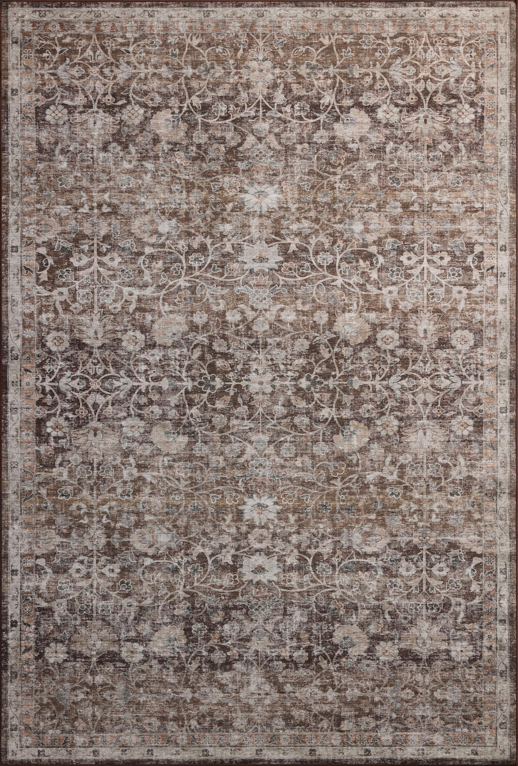 Loloi Amber Lewis Josie Collection JOS-02 Earth/Natural 7'-6" x 9'-6" Area Rug