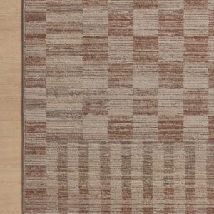 Loloi Amber Lewis Cali Collection CIL-06 Brick/Natural 6'-7" x 9'-2" Area Rug