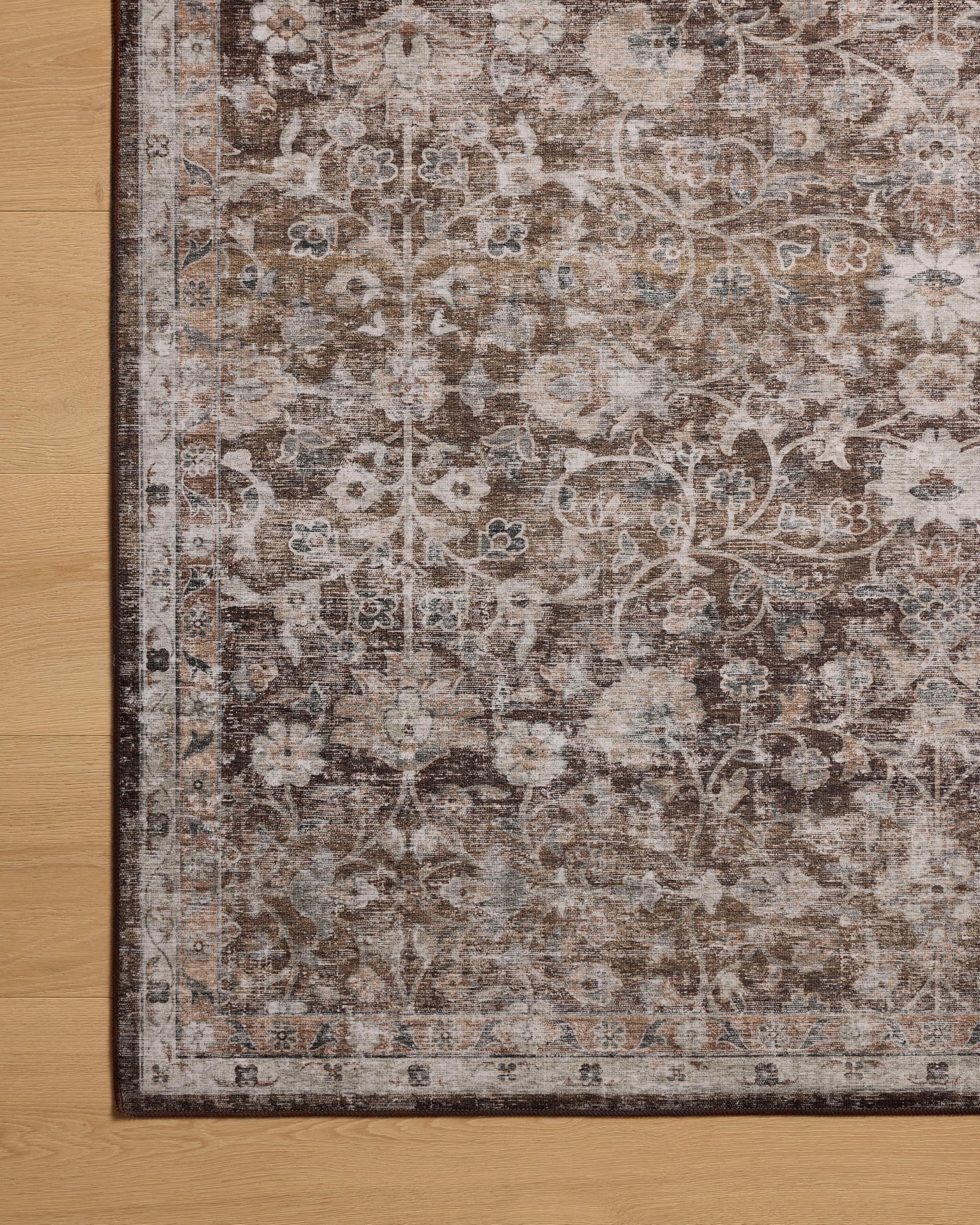 Loloi Amber Lewis Josie Collection JOS-02 Earth/Natural 7'-6" x 9'-6" Area Rug