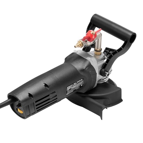 VEVOR Wet Polisher 800W, 4" Concrete Grinder with 6 Variable Speed and 7 Polishing Kits, Wet Grinder Machine for Marble, Granite, Stone, Rock, Tile, Equipped with a GFCI Switch, (1000 - 4000 RPM)