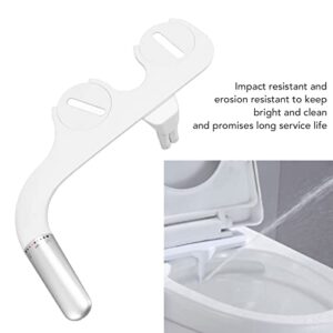 Ultra Slim Bidet Toilet Attachment 7/8 Copper Tee NonElectric Dual Nozzle Water Spray Bidet for Hygienic and Feminine