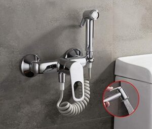 minjing bidet faucets bathroom tap bidet toilet sprayer bidet washer mixer shower bidet double switch hot and cold water