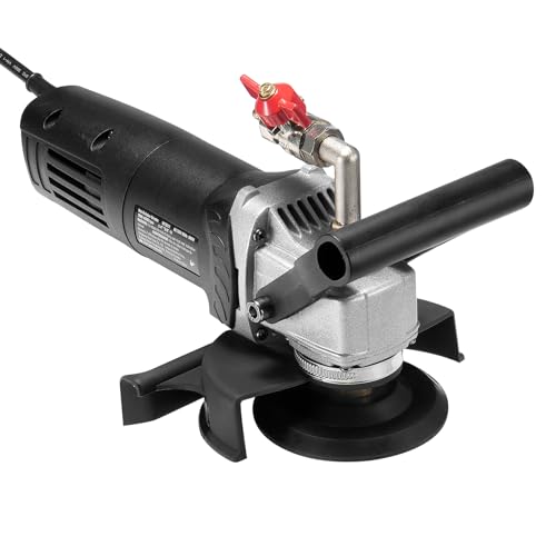 VEVOR Wet Polisher 800W, 4" Concrete Grinder with 6 Variable Speed and 7 Polishing Kits, Wet Grinder Machine for Marble, Granite, Stone, Rock, Tile, Equipped with a GFCI Switch, (1000 - 4000 RPM)