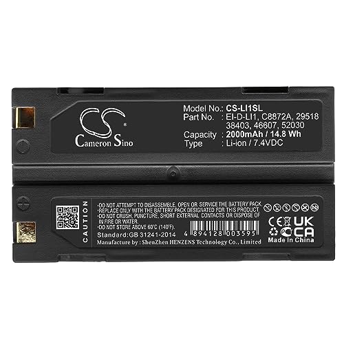 BCXY Battery Replacement for Symbol Barcode Scanner 46607 29518 EI-D-LI1 C8872A 52030 38403