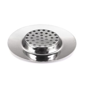 Eurollar Shower Drain Cover Hair Catcher, Bathroom Sink Drain Strainer, Stainless Steel Bathtub Drain Filter Basket, Anti Clog Shower Hair Catcher, for Kitchen, Laundry, Bathroom,