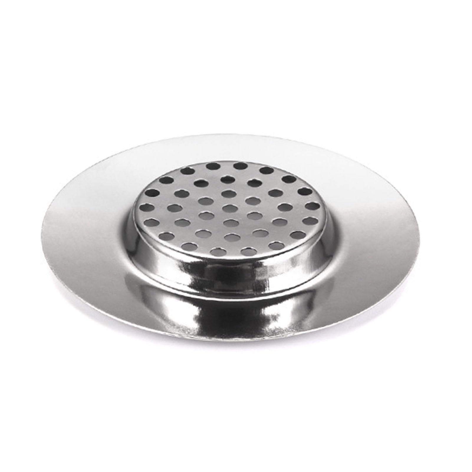 Eurollar Shower Drain Cover Hair Catcher, Bathroom Sink Drain Strainer, Stainless Steel Bathtub Drain Filter Basket, Anti Clog Shower Hair Catcher, for Kitchen, Laundry, Bathroom,