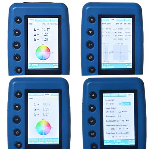 WR-10QC Portable Digital Colorimeter Color Analyzer Color Difference Meter 4mm