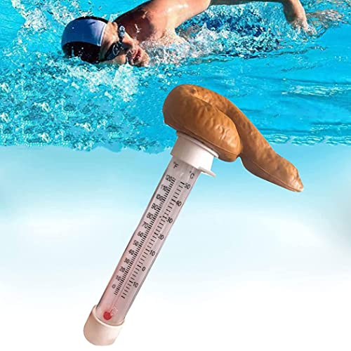 Swimming Pools Thermometer Floating Poop Prank Water Thermometer for Spas Hot Tubs(1)