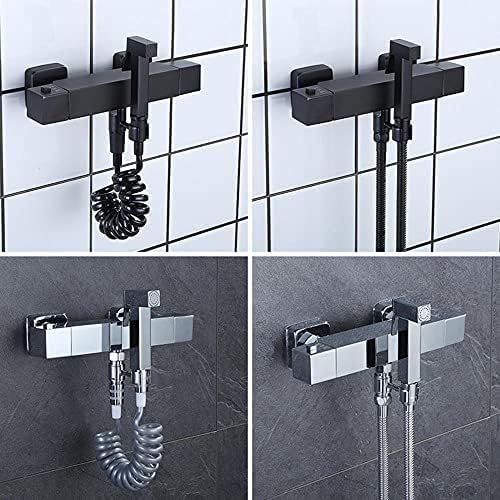 MINJING Thermostatic Mixer Bidet Shower Bathroom Shower Bidet Taps Spray Toilet Cleaning Faucet Toilet Bidet Sprayer Gun Bathroom Sprayer Toilet Bidet Shower Head