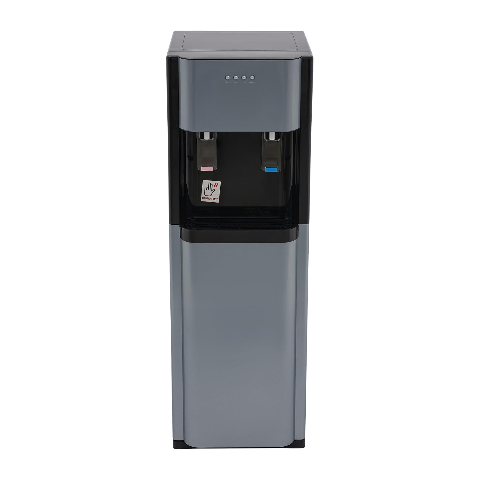 BRICZUNA Water Dispenser, Bottom Loading Water Dispenser, Holding 0.16Gal/H 620W Portable Water Warmer for Travel, Hotel,Offices, Living Room (Dark Gray)