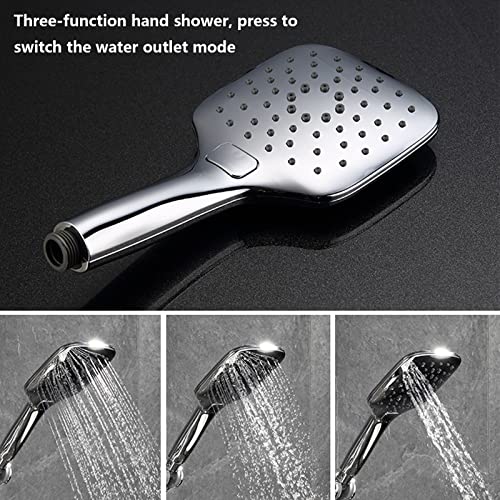 MINJING Brass Toilet Bidet Sprayer, Bathroom Handheld Shower Set, Bidet Faucet with Hot and Cold Water, Wall Mounted Bathroom Bidet Attachment Set for Personal Hygiene,B Set