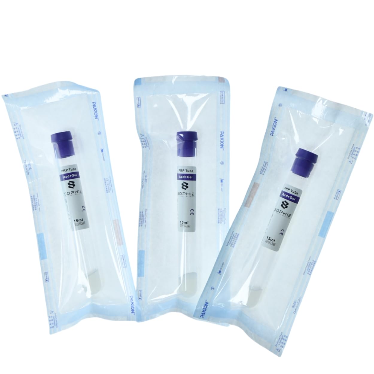 20 Tubes 10ml/15ml PRP Tubes Anticoagulant and Separation Gel PRP Tube (Platelet Rich Plasma) (15ml)