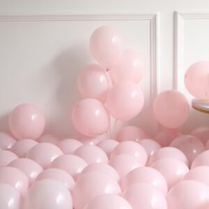 Dusty Pink Balloon Arch Garland Kit,141 Pcs Dusty Pink Light Pink Neutral Sand White Balloons for We Can Bearly Wait Baby Shower Gender Reveal Birthday Wedding Decoration