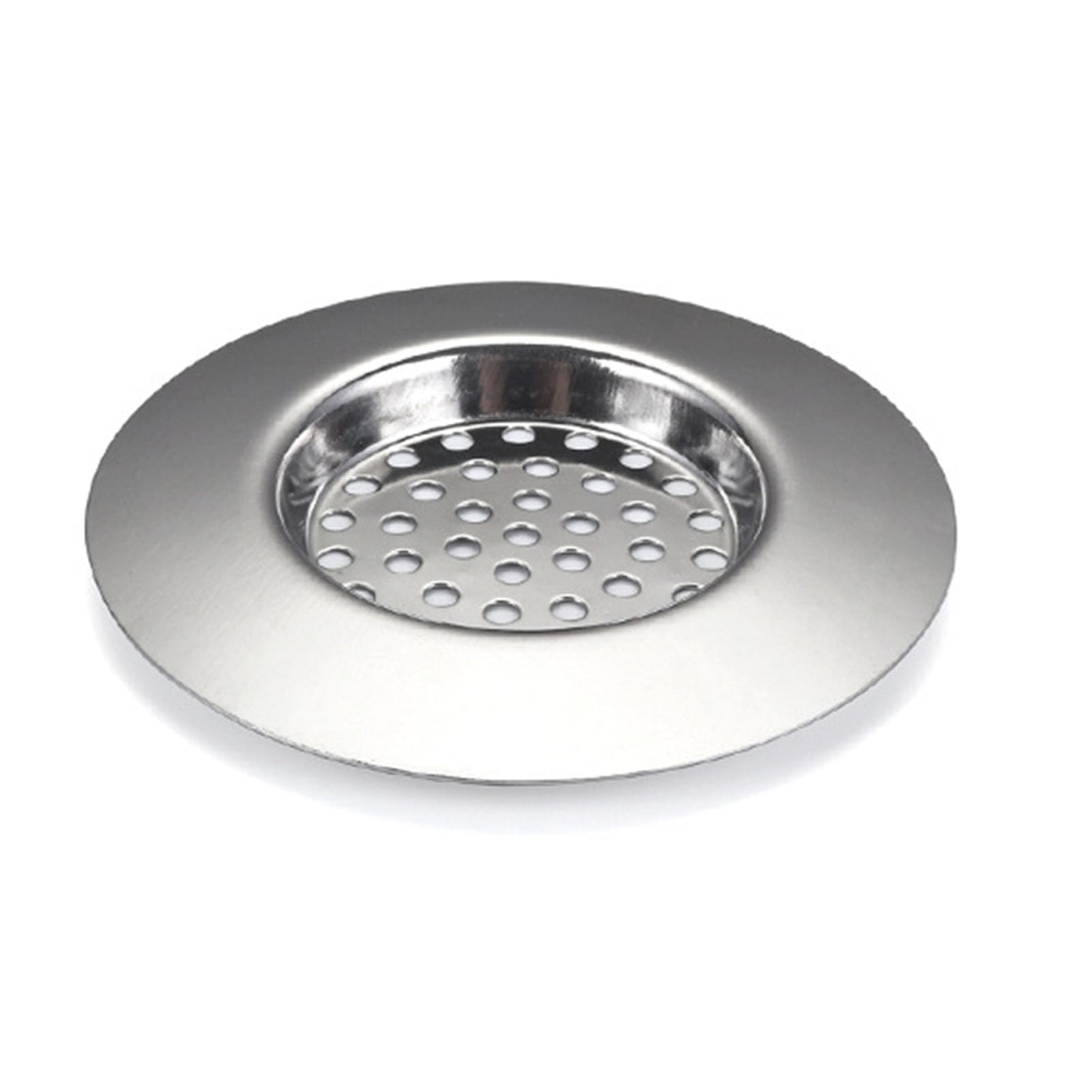 Eurollar Shower Drain Cover Hair Catcher, Bathroom Sink Drain Strainer, Stainless Steel Bathtub Drain Filter Basket, Anti Clog Shower Hair Catcher, for Kitchen, Laundry, Bathroom,