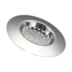 Eurollar Shower Drain Cover Hair Catcher, Bathroom Sink Drain Strainer, Stainless Steel Bathtub Drain Filter Basket, Anti Clog Shower Hair Catcher, for Kitchen, Laundry, Bathroom,