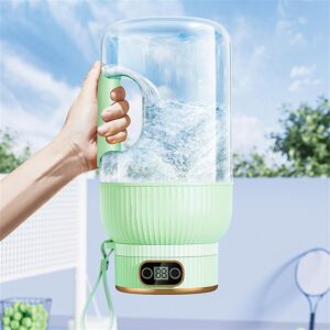 Yulyoie Multifunctional Portable Juicer Cup with Digital Display,Multifunctional Portable Juicer Cup,Yulyoie Portable Smoothie Blender on The Go,Yulyoie Juicer Cup,Yulyoie Portable Juicer (Green,2PCS)