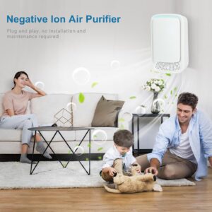 Negative Ion Plug in Air Purifier 4 pack,Ionic Air Purifiers for Home, Bedroom, Office, Mini Portable Air ionizers(4Pack)