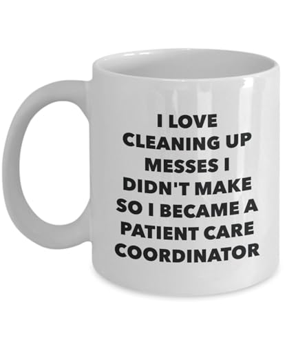 I Became A Patient Care Coordinator Mug Coffee Cup Patient Care Coordinator