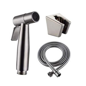 minjing stainless steel portable bidet toilet taps kit-304 stainless steel bidet sprayer toilet spray gun booster