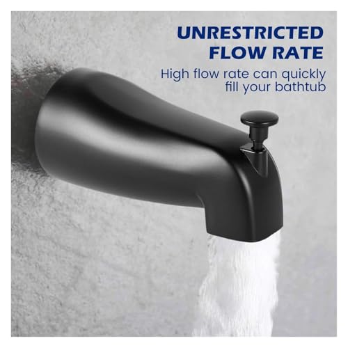 Bathroom Tap Zinc Alloy Bathtub Faucet with Diverter Slip Fit Basin Spouts Home Bathroom Accessories for 1/2 inch Copper Tube