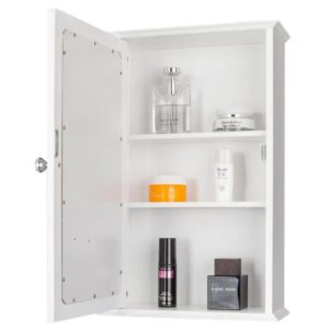 3-Lier Wall Mount Bathroom Cabinet Storage Medicine,toliet Cabinet Kitchen Laundry Cupboard with an Open Door