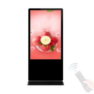 43-inch vertical advertising screen, 1gb+16gb, floor-standing led signage, 1920 * 1080p, commercial advertising display, digital signage with automatic media player,55inches