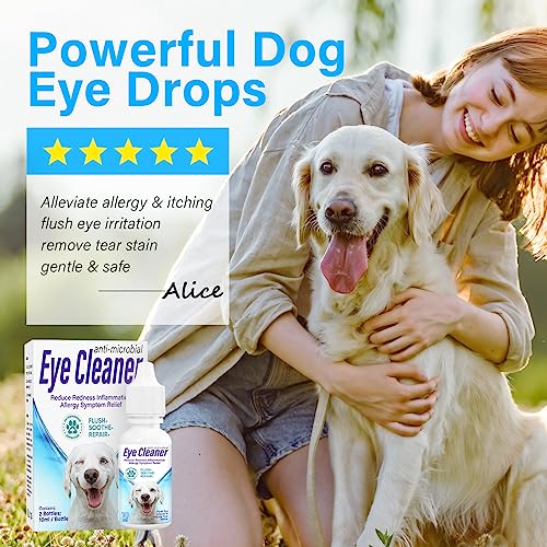 Art of Sport Quick Relief Dog Eye Drops, Say Goodbye to Redness, Irritation,Dryness Infection, Gentle Fomular Cataract Drops for Dogs, Pet Eye Drops